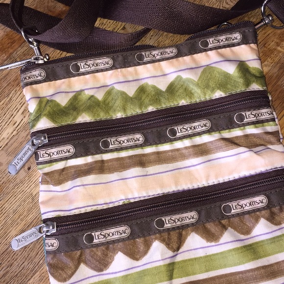 LeSport Sac bag crossbody purse nylon fabric travel festival concert vacation - Picture 2 of 7